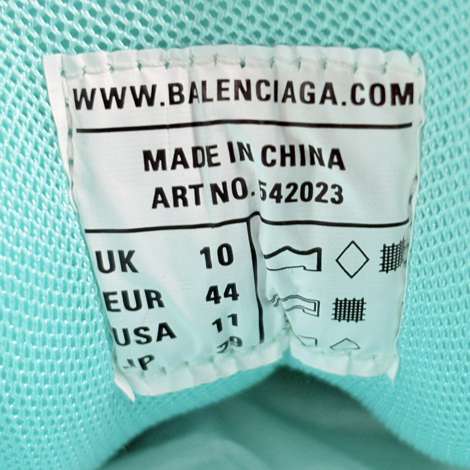 Size 44 (11 US) - Balenciaga Track ' White Yellow Blue ' | BRAND NEW!