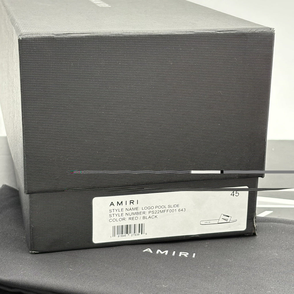 Size 45 - Amiri Logo Slides ' Red ' | BRAND NEW!