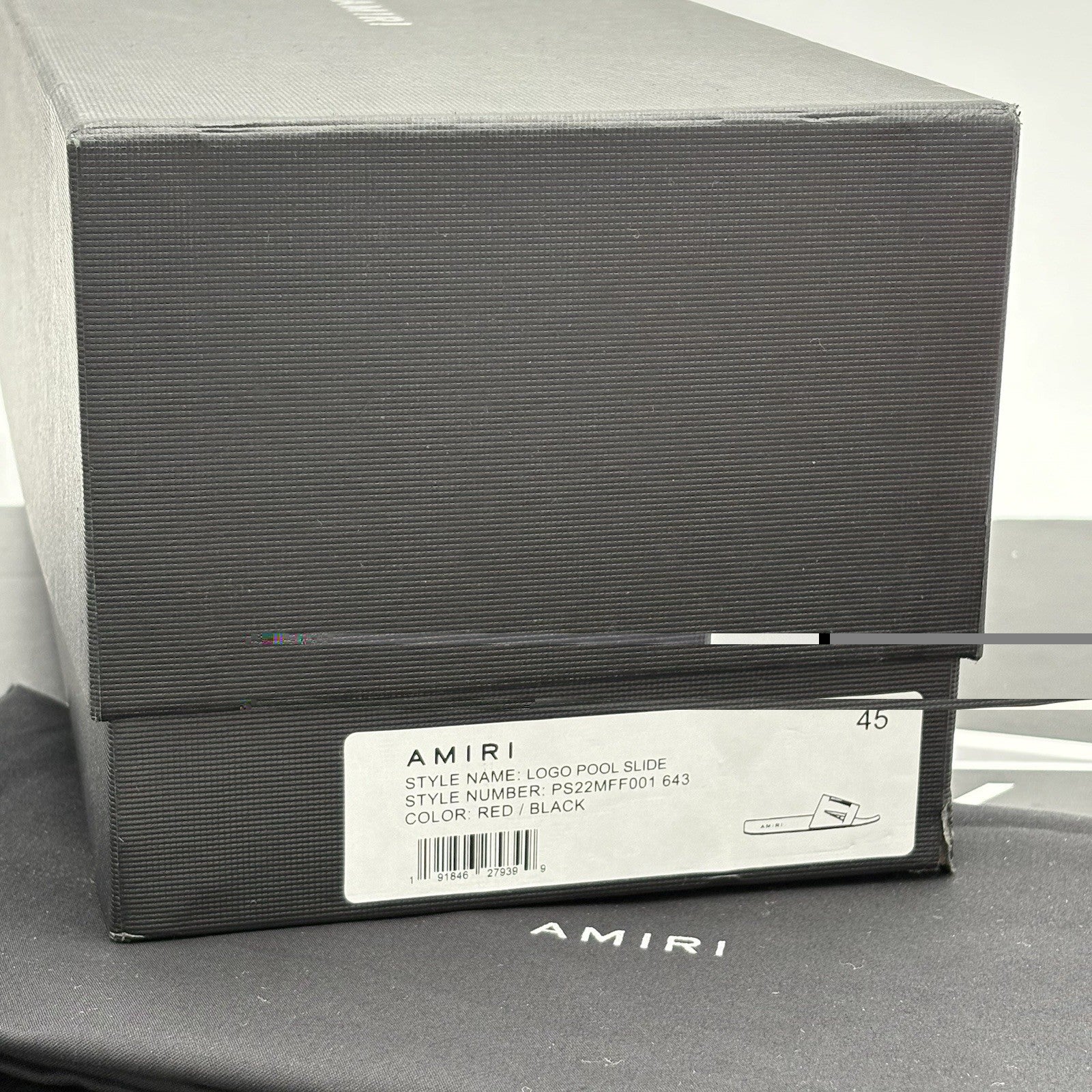 Size 45 - Amiri Logo Slides ' Red ' | BRAND NEW!