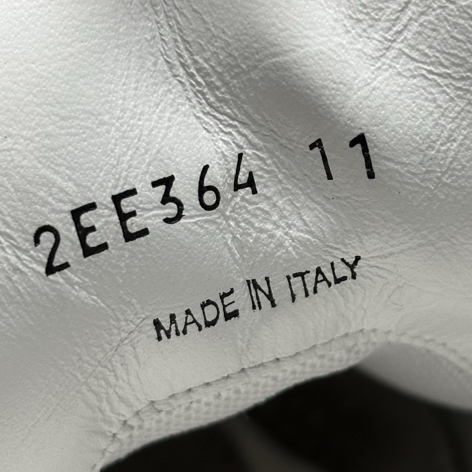 Size 11 UK (12 US) - Prada Downtown Low Leather ' Black White ' | SUPER CLEAN!