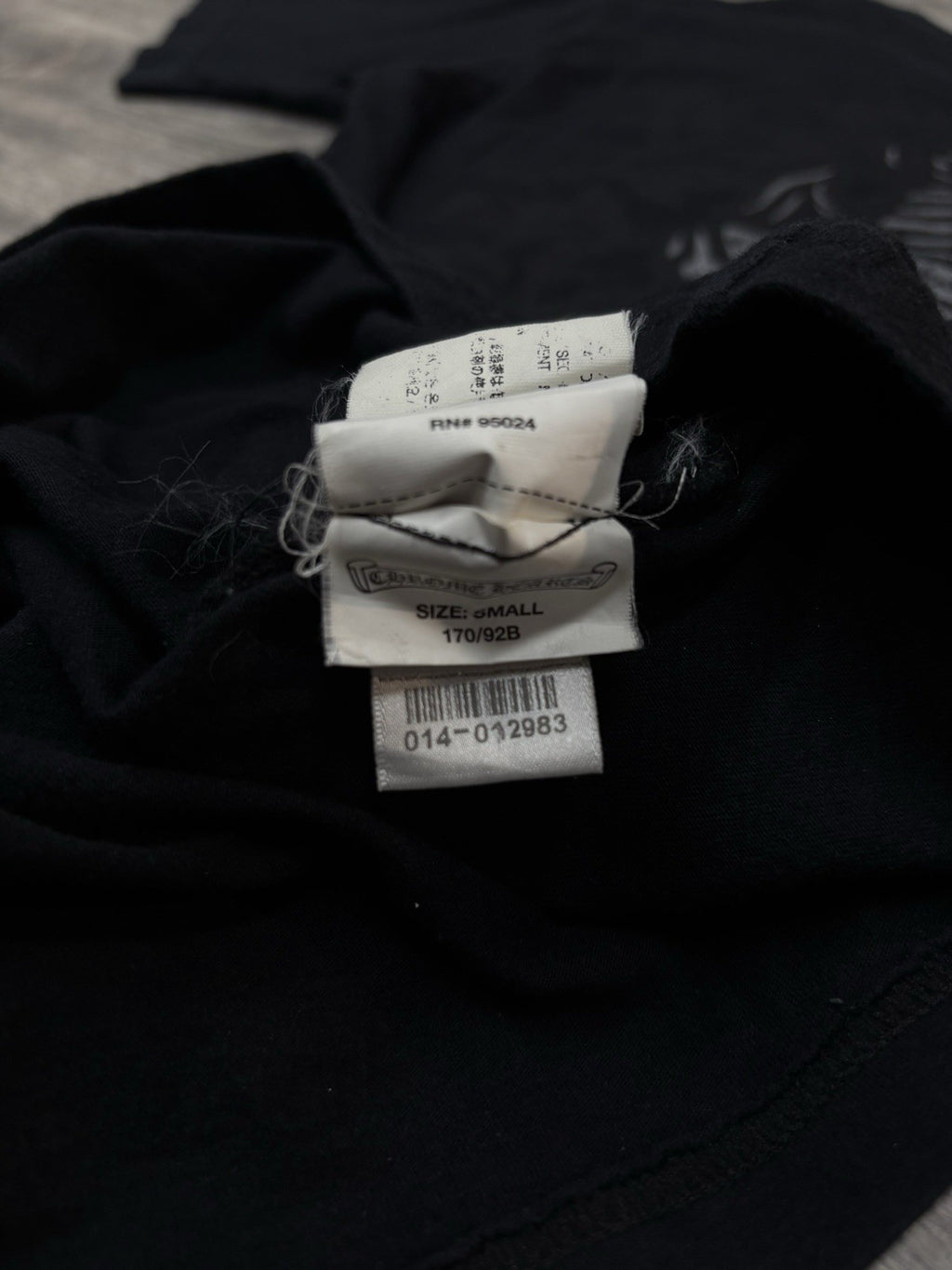 Size Small - Chrome Hearts Dagger Motif T-Shirt ' Black ' | GOOD CONDITION!