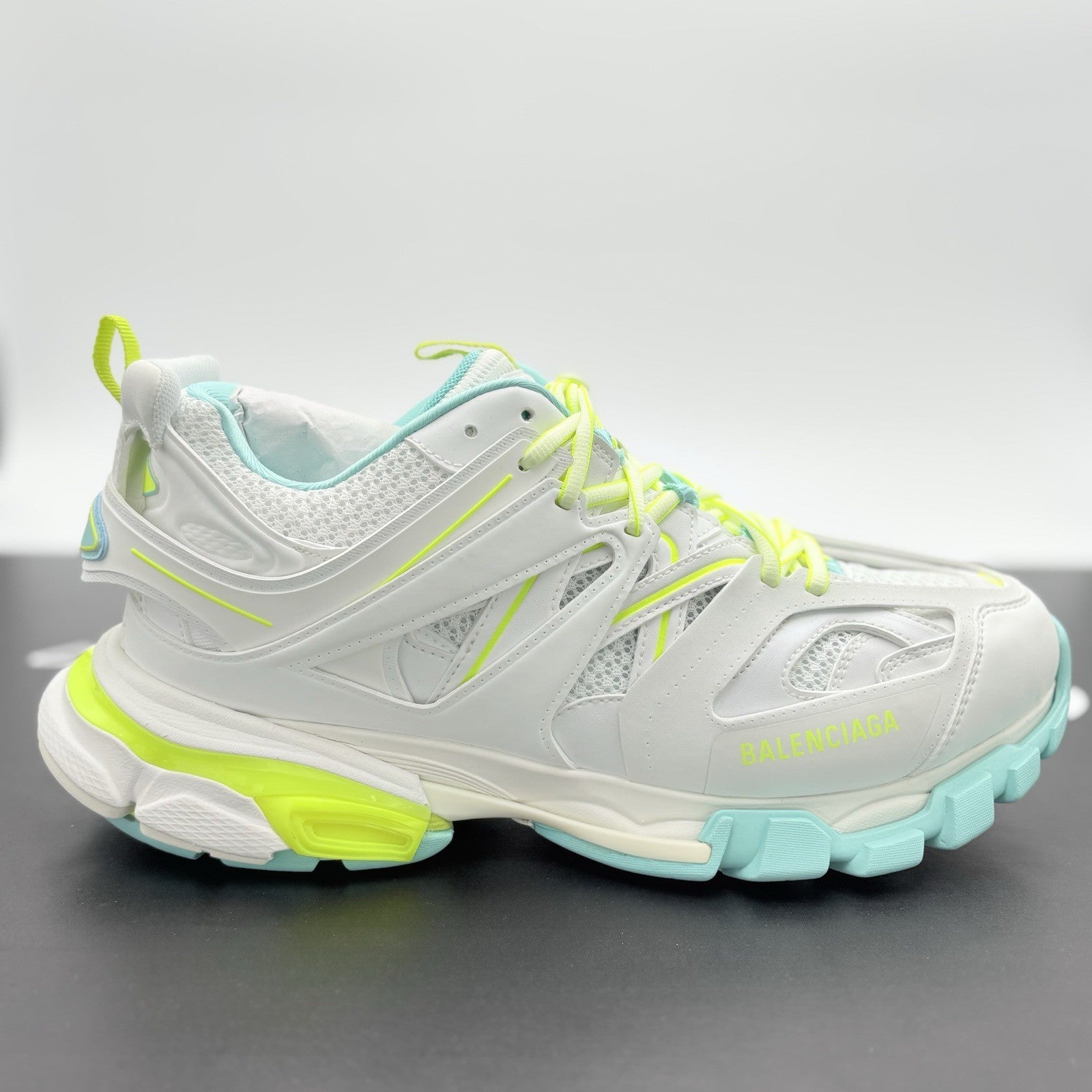 Size 44 (11 US) - Balenciaga Track ' White Yellow Blue ' | BRAND NEW!