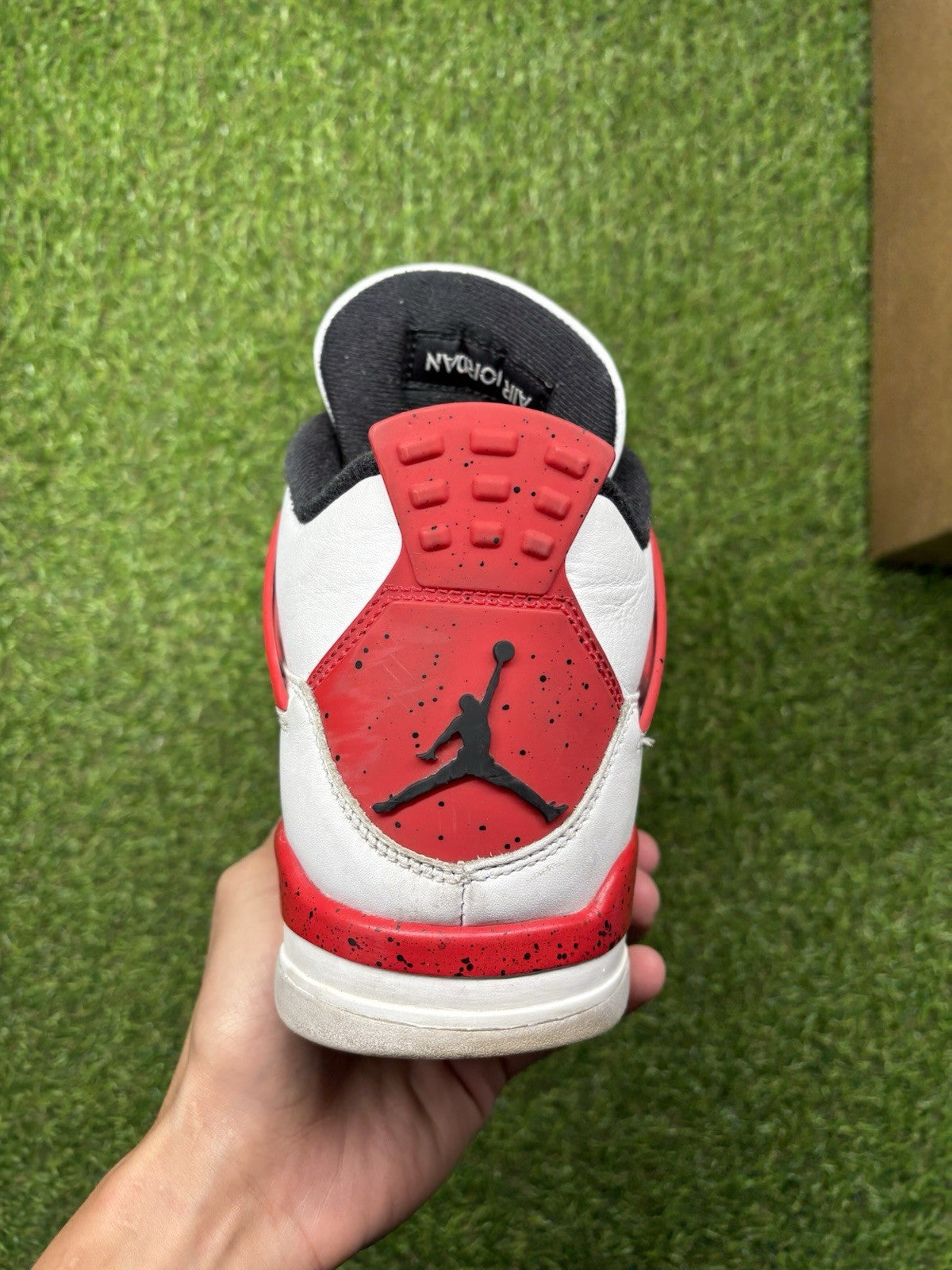 Size 10 - Jordan 4 Retro Mid Red Cement | GOOD CONDITION!