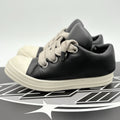 Size 44 (11 US) - Rick Owens Jumbo Lace Puffer Low ' Black Milk ' | GREAT COND!
