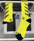 Size Large (9-13 US) - Chrome Hearts Foti Socks ' Neon Yellow ' | NEW!