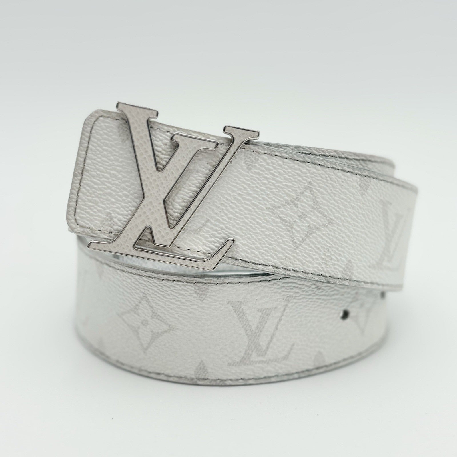 Louis Vuitton Monogram Heritage Belt ' White '