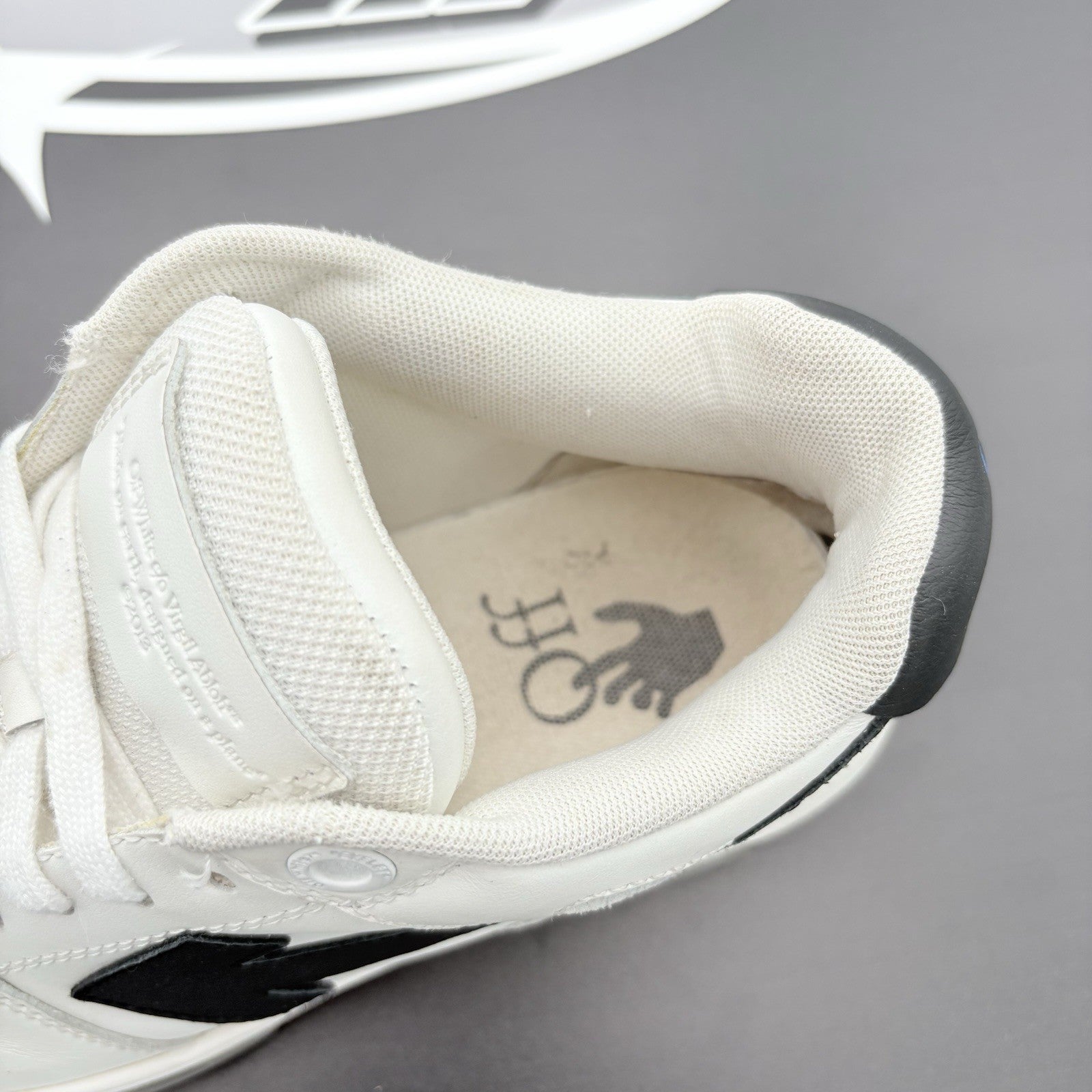 Size 40 (7 US) Off-White Out of Office ' White Black ' | GOOD COND!