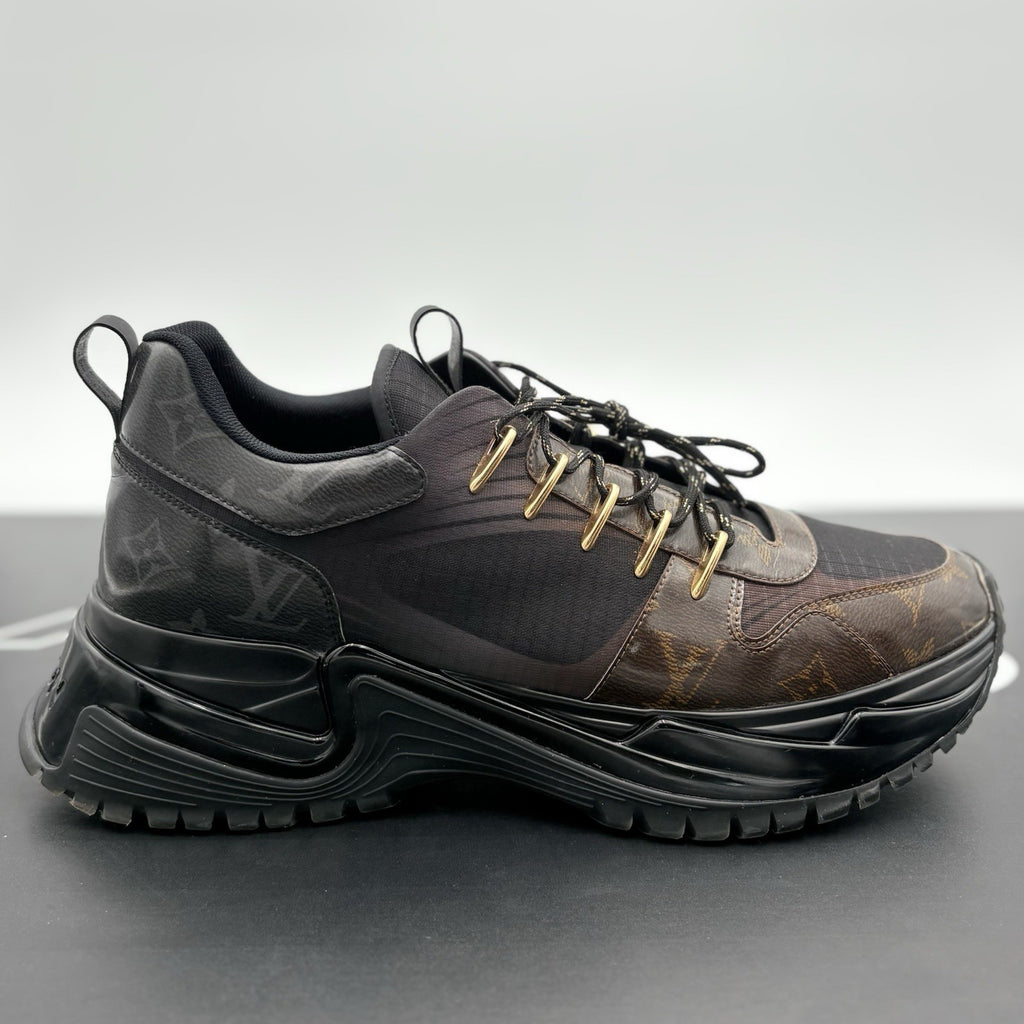 Size 9.5 LV (10.5-11 US) Louis Vuitton Run Away Pulse ' Brown Eclipse ' | CLEAN!