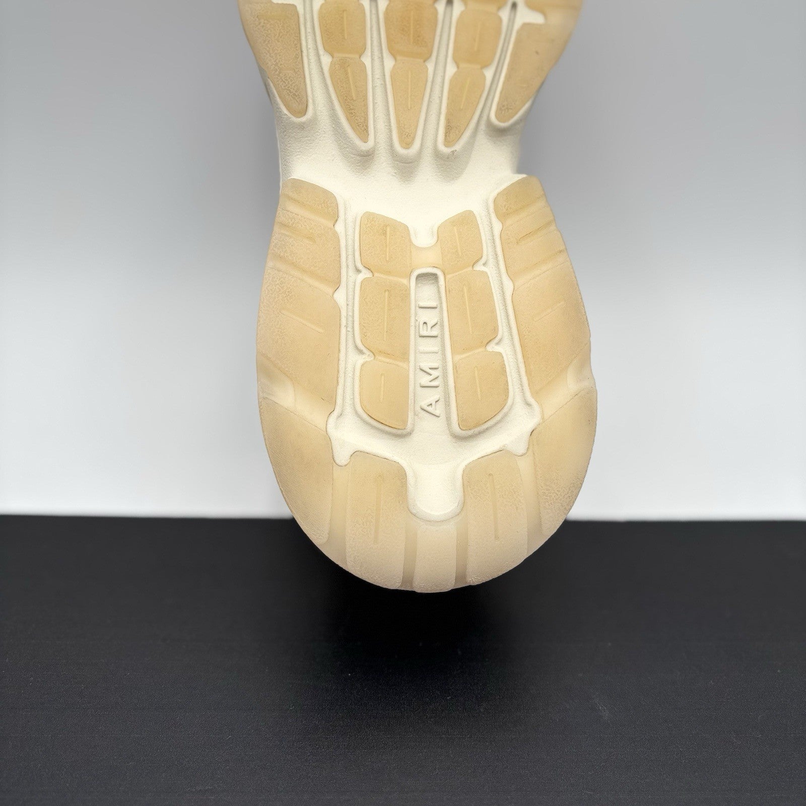 Size 42 (9 US) Amiri Bone Runner ' White, Beige, Grey ' | GOOD CONDITION!