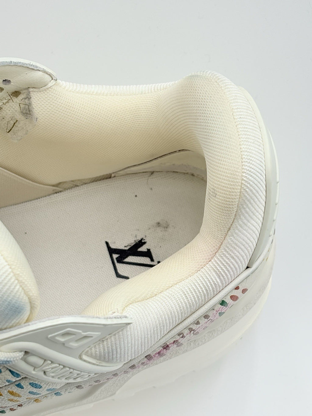 Size 7.5 LV (8.5-9 US) Louis Vuitton Maxi Trainer ' Beige Multicolor ' | CLEAN!