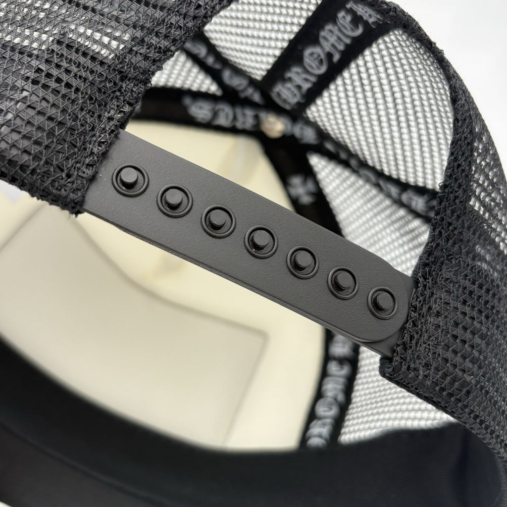 Chrome Hearts Hollywood Exclusive Trucker Hat ' White Black ' | BRAND NEW!