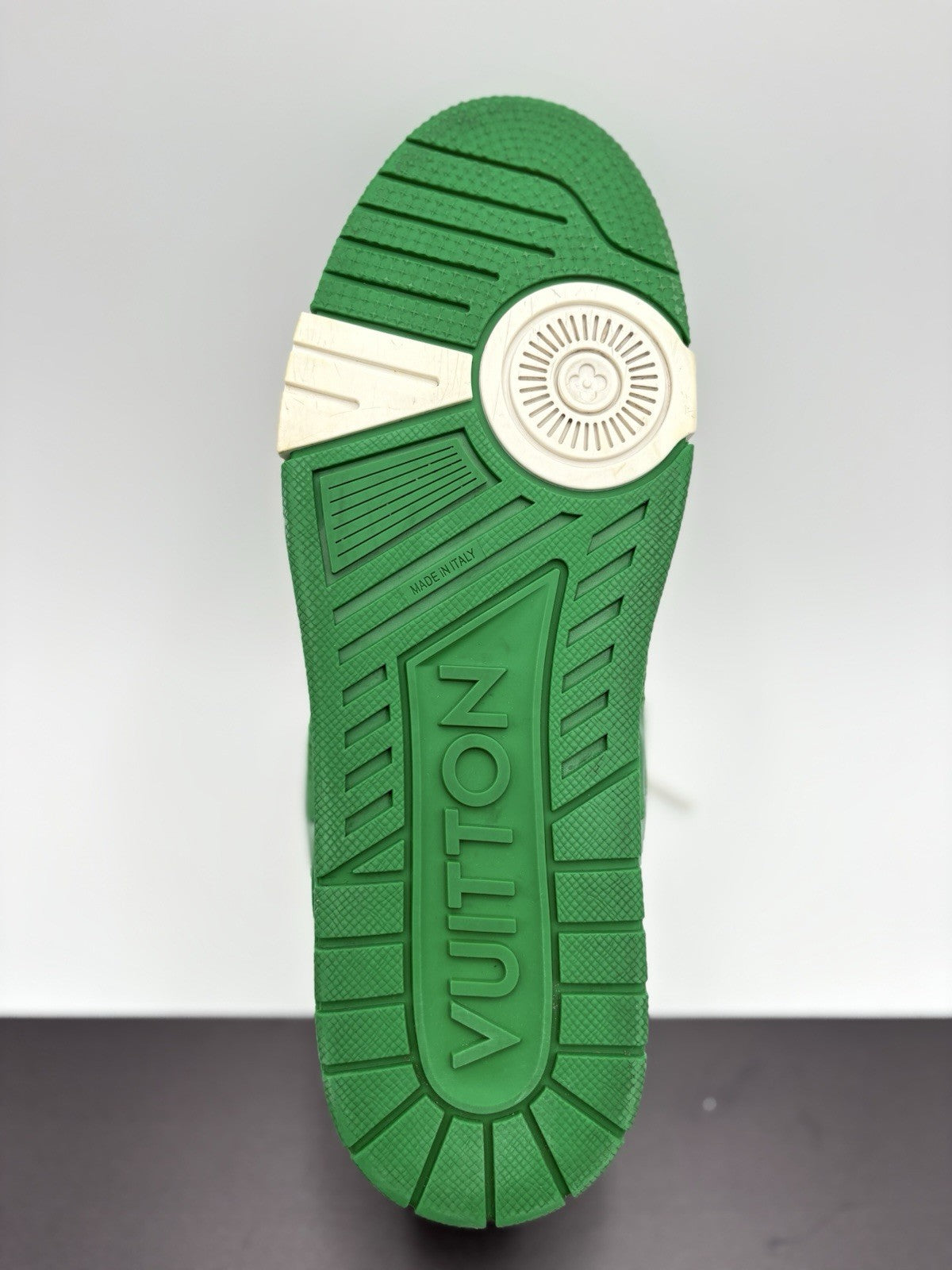Size 8 LV (9-9.5 US) - Louis Vuitton Skate ' Green White ' | SUPER CLEAN!