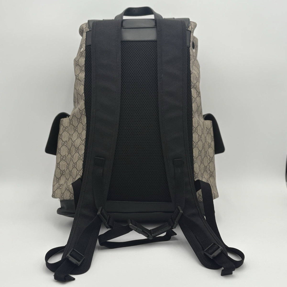 Soft Monogram GG Supreme Backpack Black Brown — photo 12