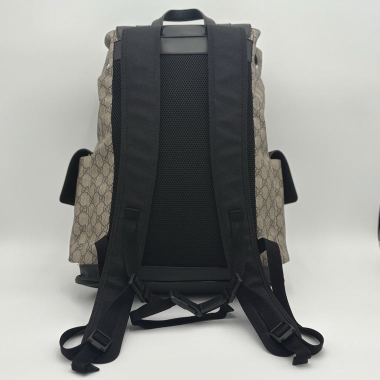 Soft Monogram GG Supreme Backpack Black Brown — photo 12