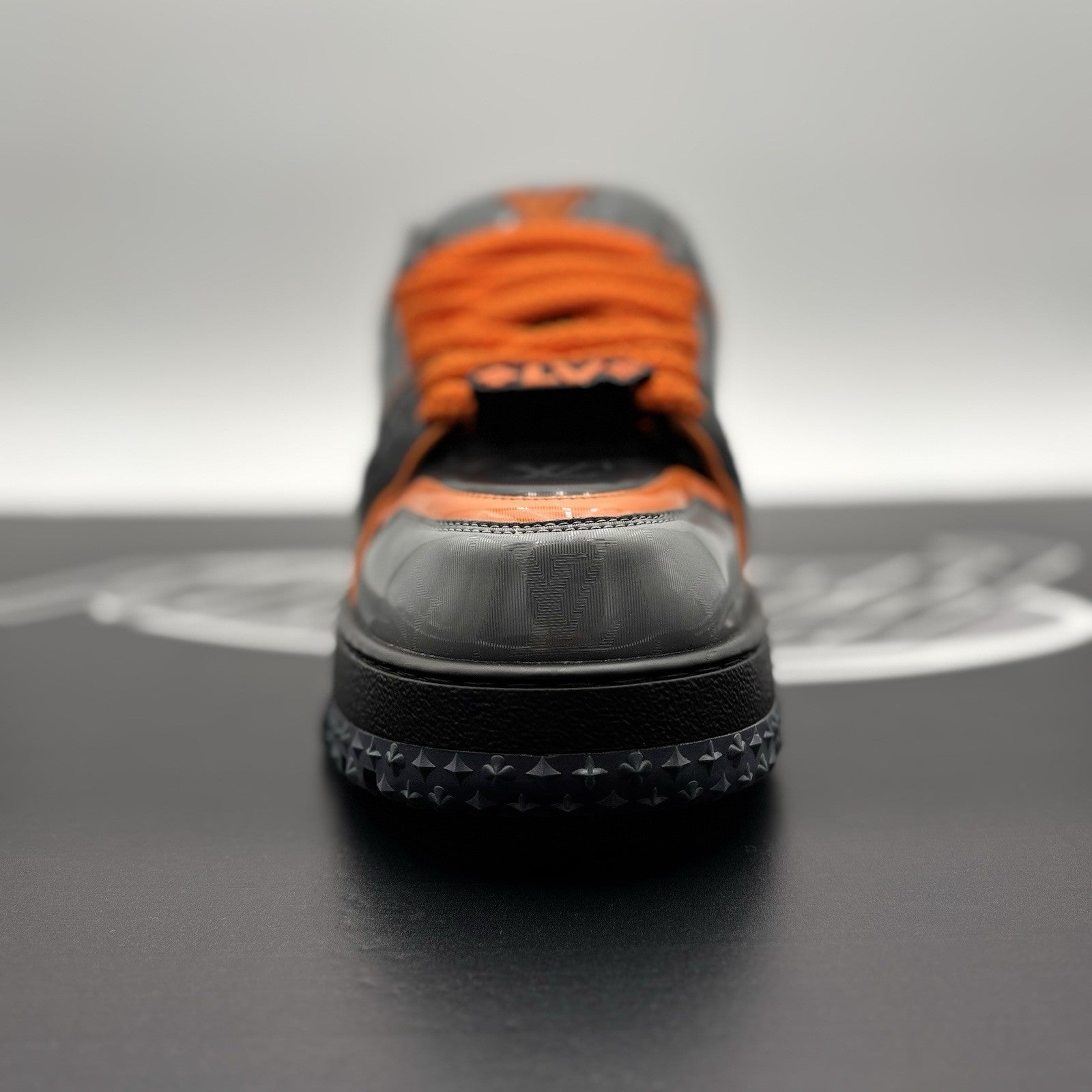 Size 10 LV (11-11.5 US) - Louis Vuitton Maxi ' Black, Orange ' | SUPER CLEAN!