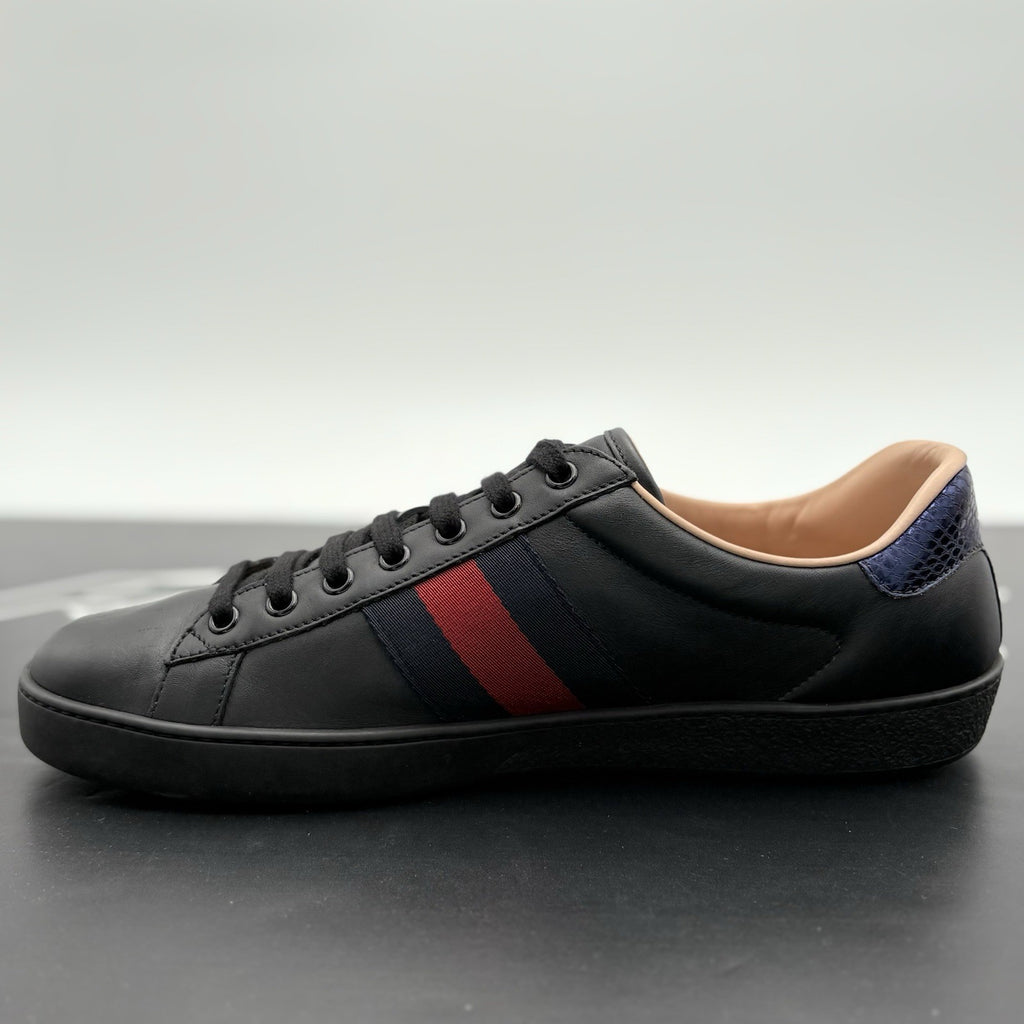 Size 9 G (9.5 US) - Gucci Ace Embroidered Bee ' Black ' | GREAT CONDITION!
