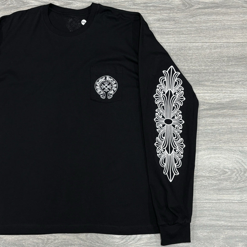 Size XXL - Chrome Hearts Los Angeles Exclusive Long Sleeve ' Black ' | NEW!