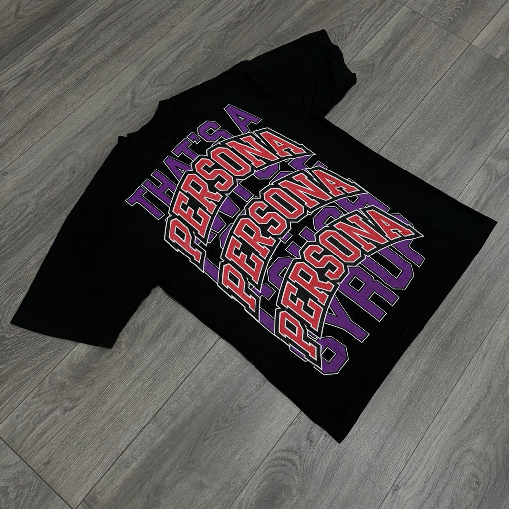 Size S - That’s A Awful Lot Of Cough Syrup X Persona T-Shirt ' Black ' | NEW!