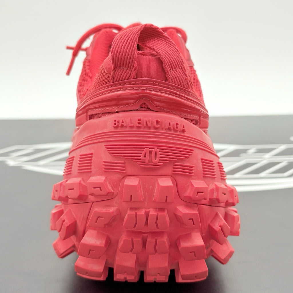Size 40 (7 US) - Balenciaga Bouncer Defender Sneaker ' Red ' | EXCELLENT COND!
