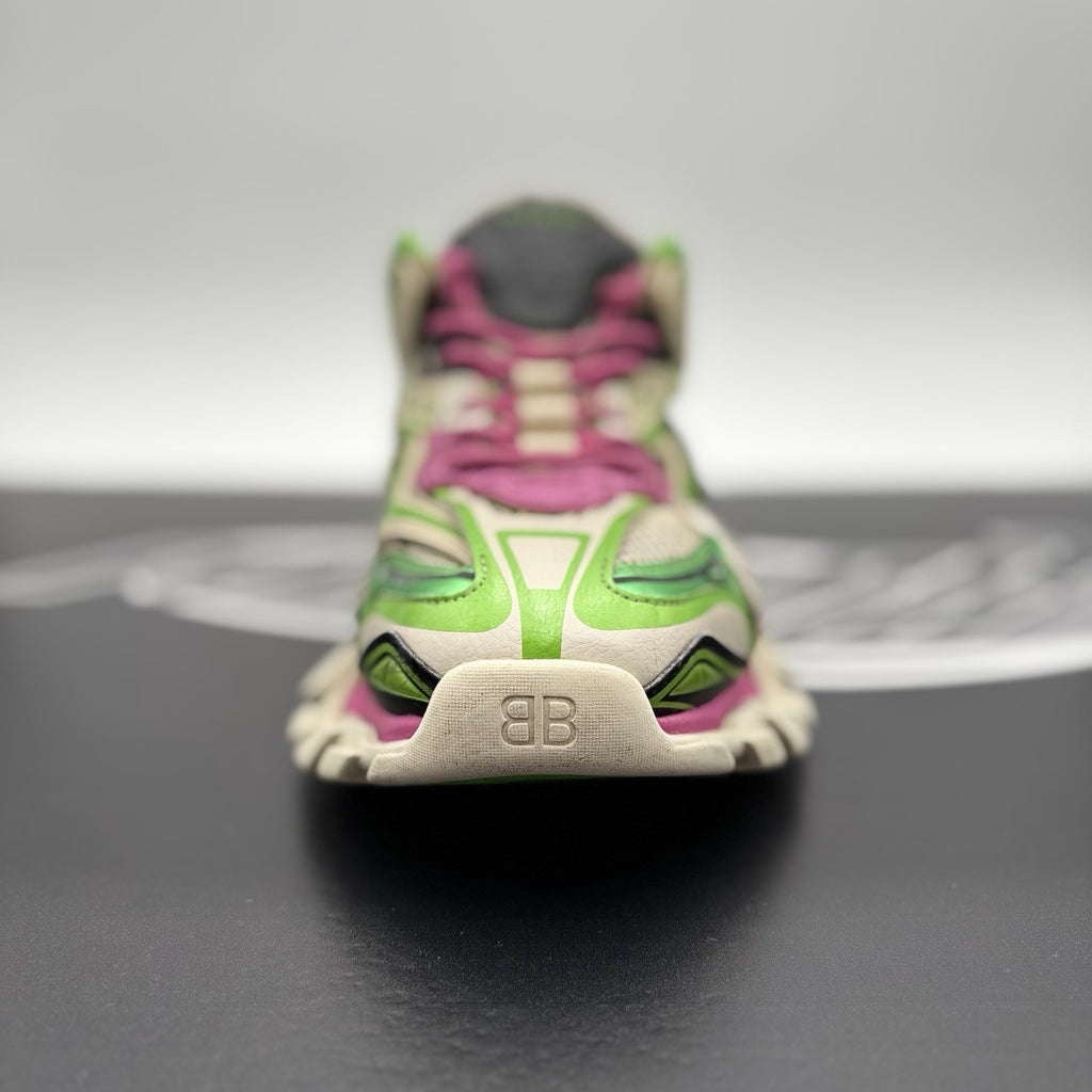 Size 41 (8 US) - Balenciaga Track 2 Trainer ' White, Purple, Green ' | GOOD!