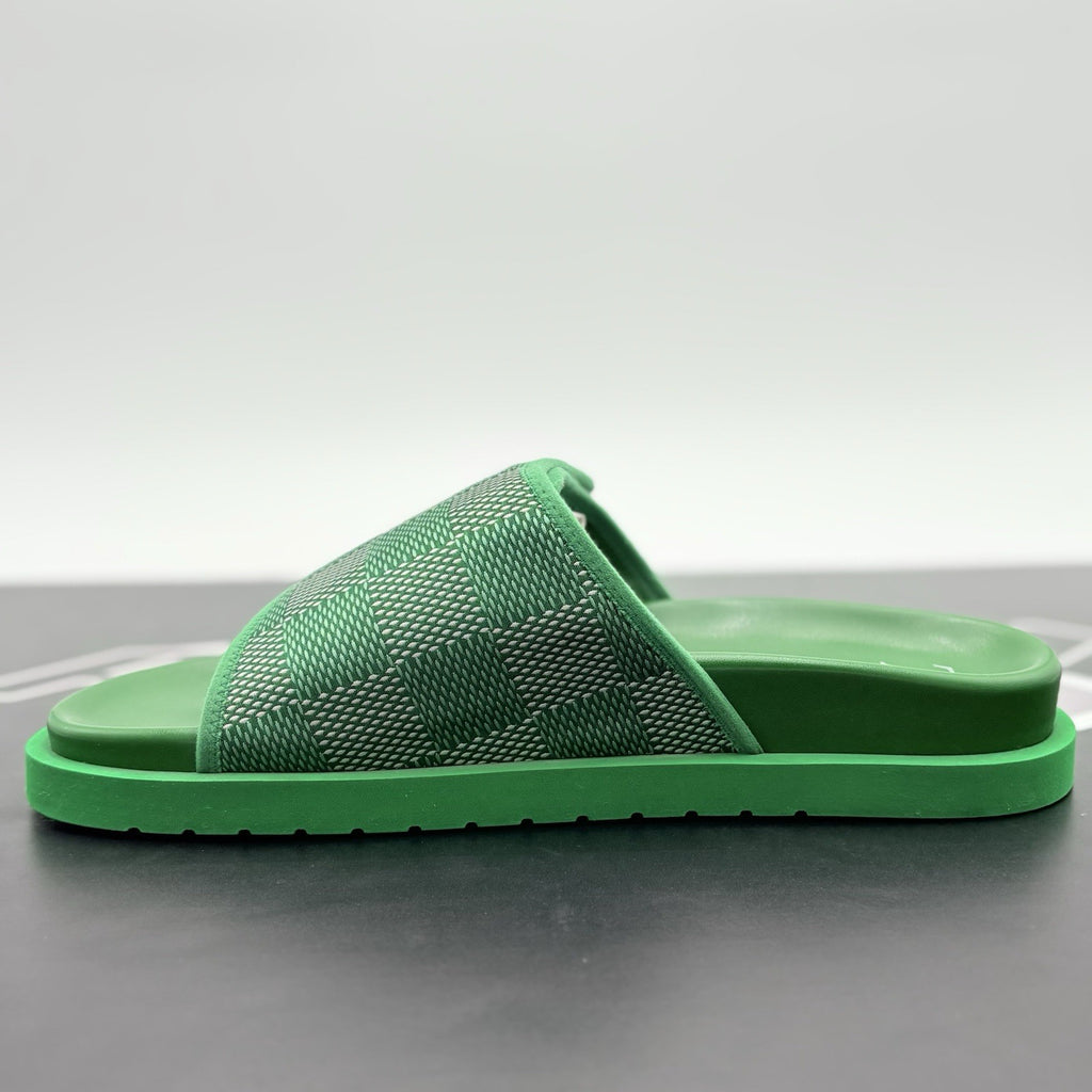 Size 10 LV (11-11.5 US) Louis Vuitton Leather Sandals ' Miami Mule ' | GREAT!