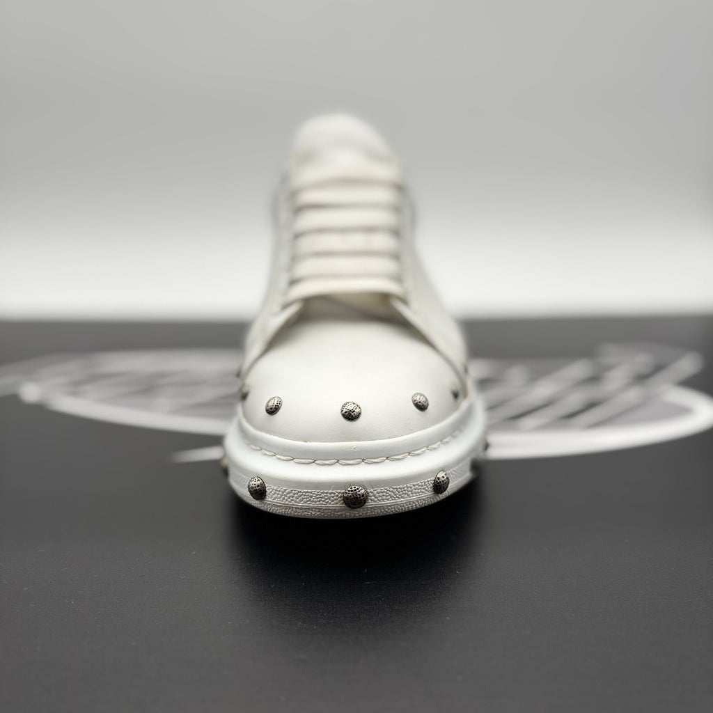 Size 41 (8 US) - Alexander McQueen Oversized Studded ' White Black ' | GREAT!