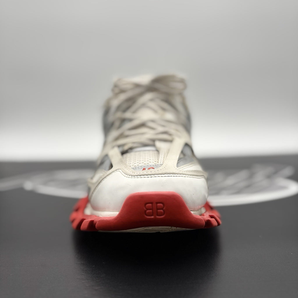 Size 46 (13 US) - Balenciaga Track Sneaker ' White Red ' | GOOD CONDITION!
