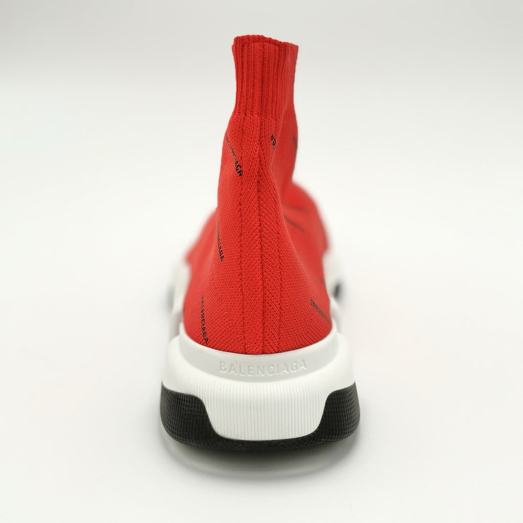 Size 42 (9 US) - Balenciaga Speed 2.0 ' All Over Logo Intense Red ' | BRAND NEW!