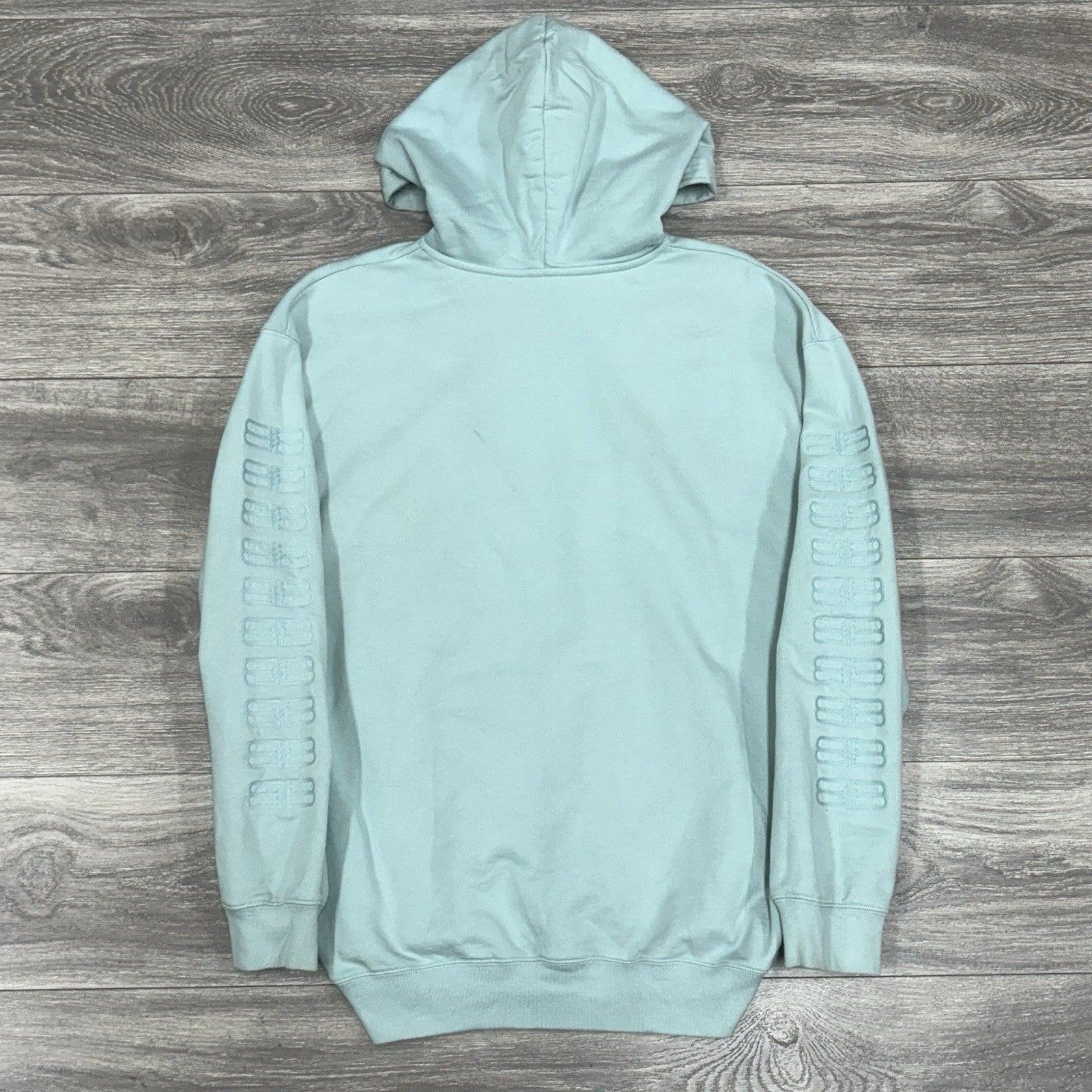 Size Medium - Balenciaga Embroidered BB Icon Logo Hoodie ' Blue ' | GOOD COND!