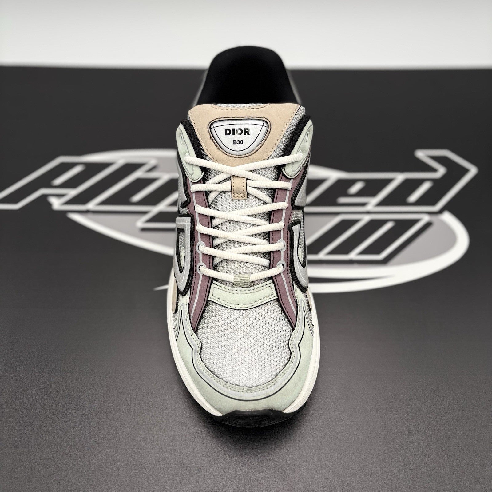 Size 44 (11 US) - Dior B30 Reflective Sneaker ' Light Green Purple ' | GOOD COND