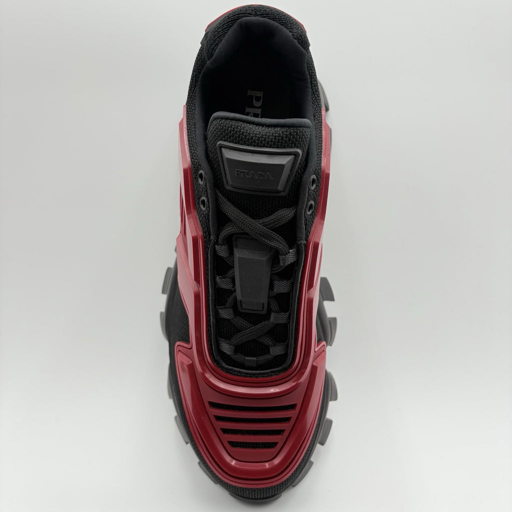 Size 7 UK (8 US) - Prada Cloudbust Thunder ' Red Black ' | SUPER CLEAN!
