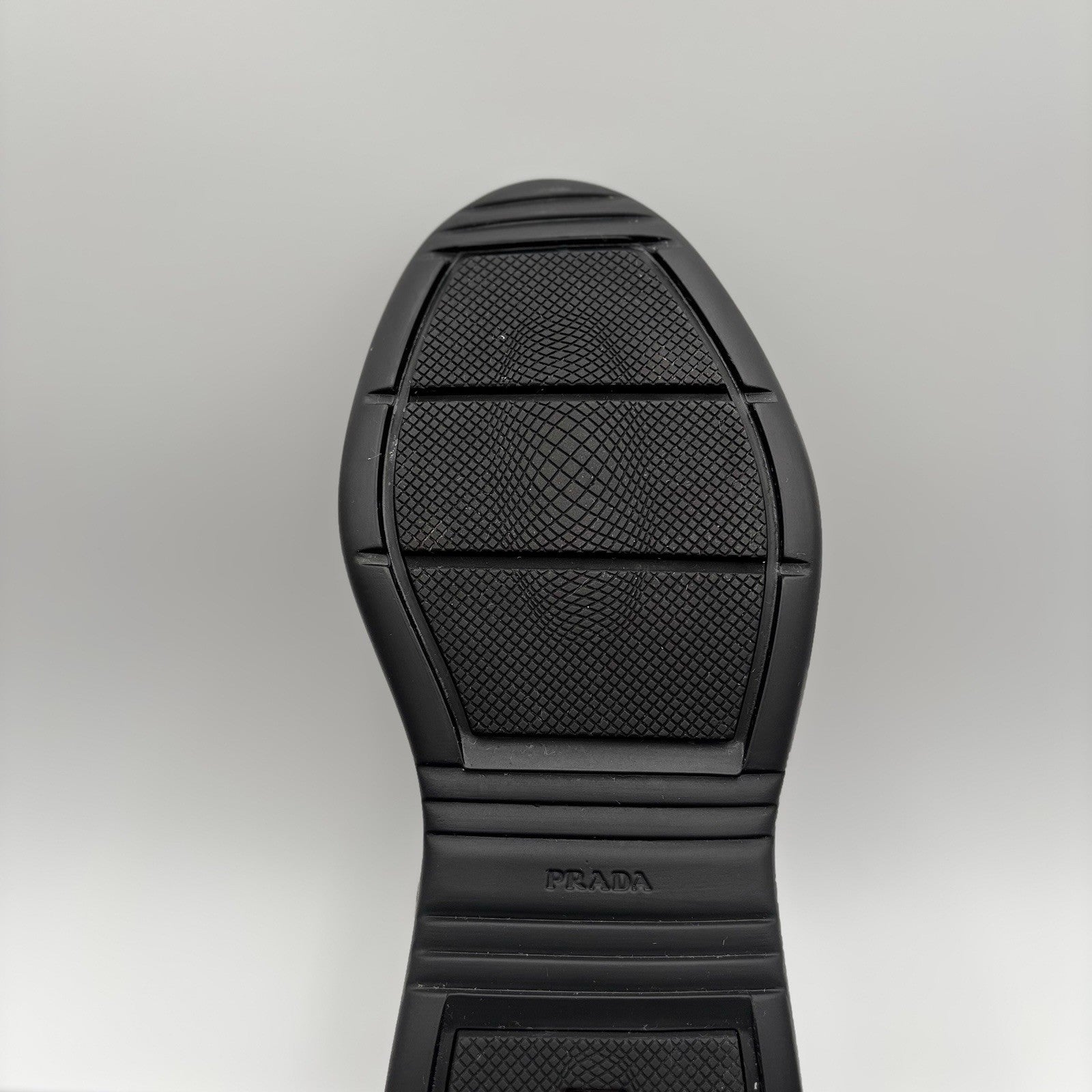 Size 8 UK (9 US) - Prada Americas Cup ' Black Leather ' | GOOD CONDITION!
