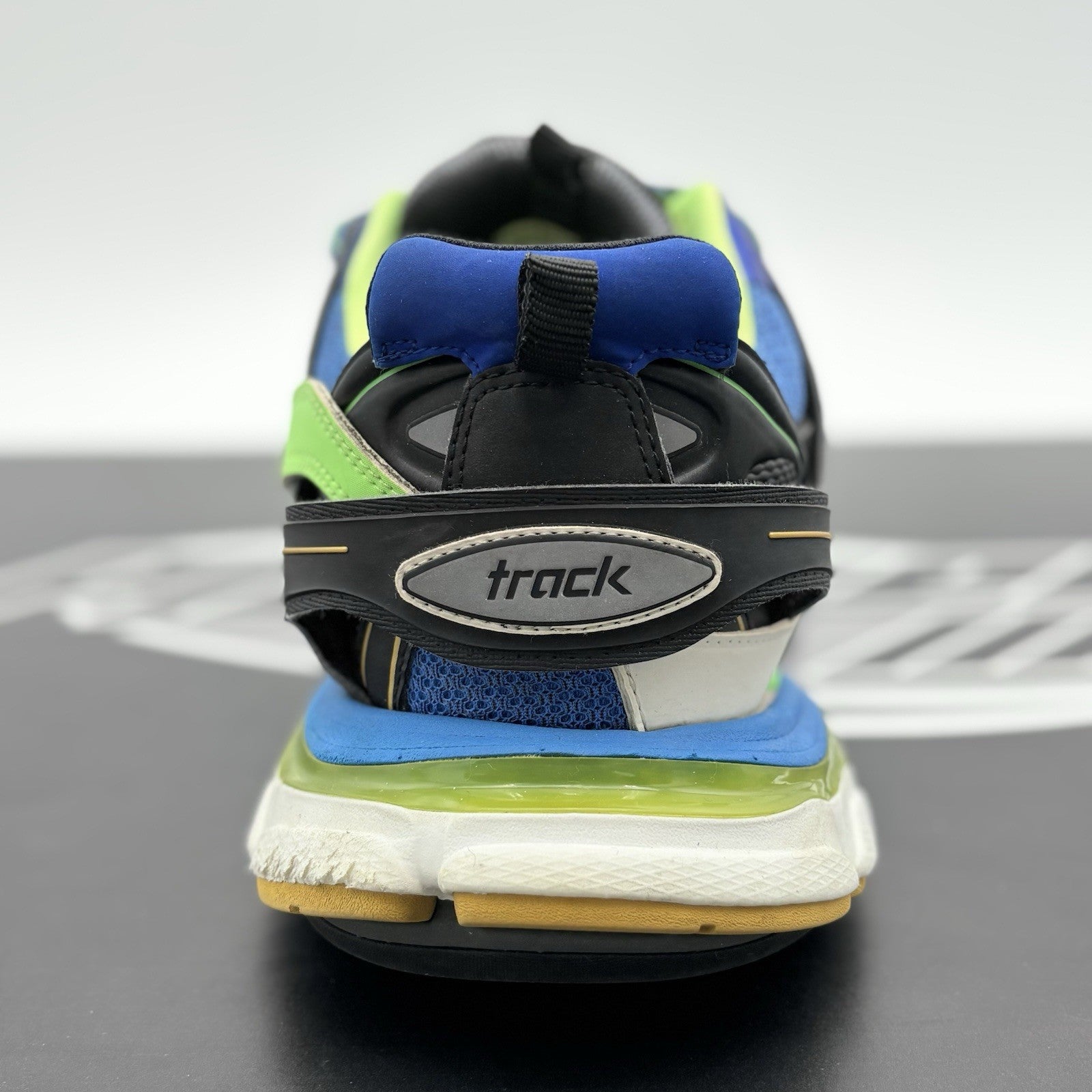 Size 45 (12 US) - Balenciaga Track ' Black Green Blue Gold ' | GREAT CONDITION!