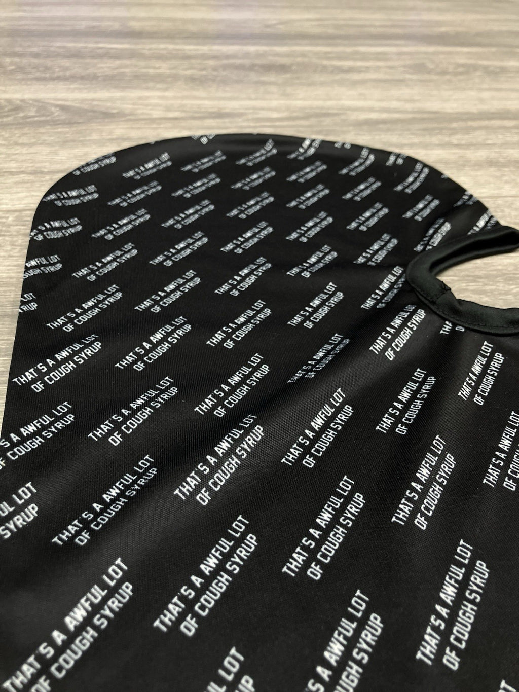 Thats A Awful Lot Of Cough Ski Mask ' Black, White ' | NEW!