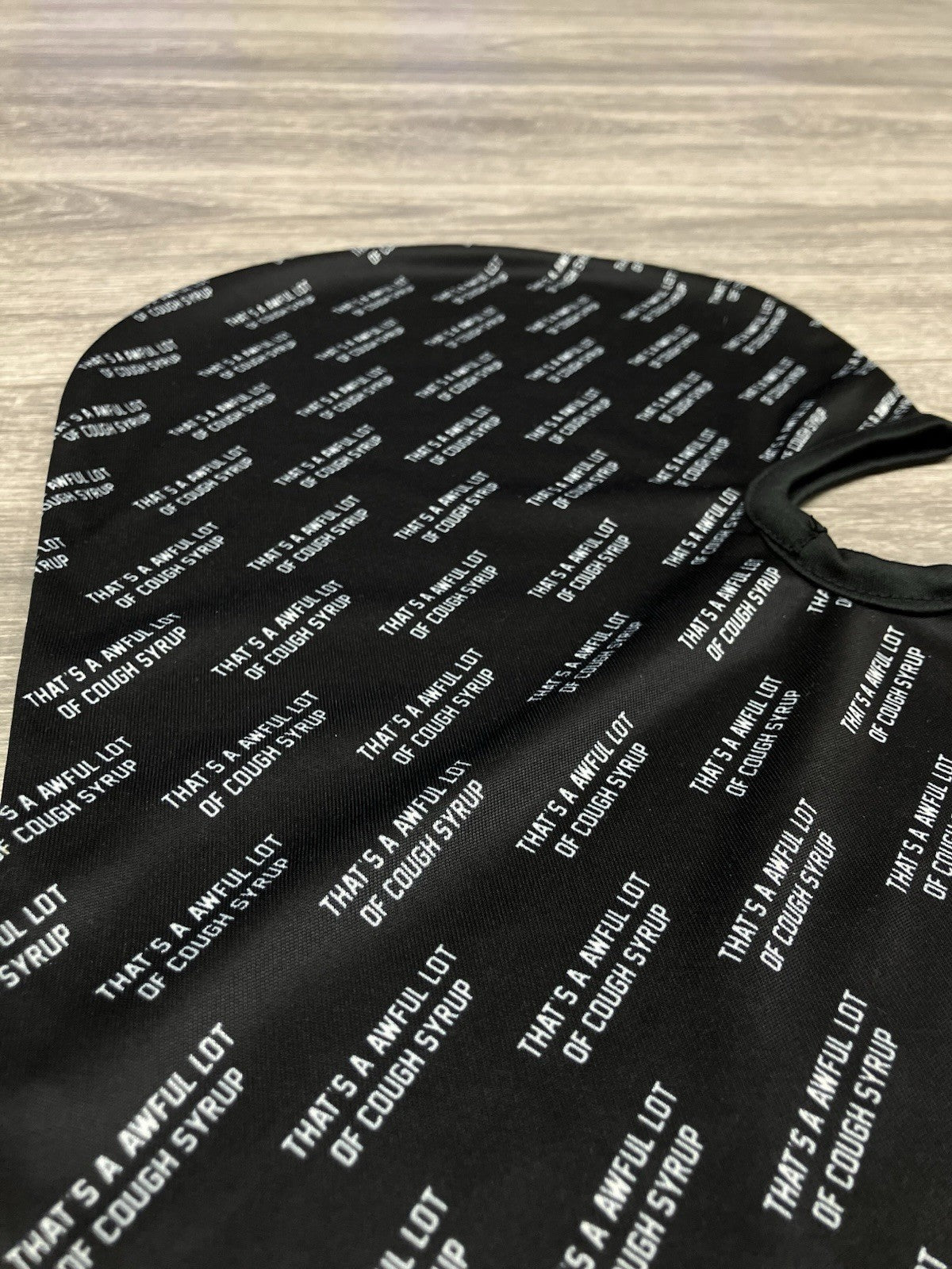 Thats A Awful Lot Of Cough Ski Mask ' Black, White ' | NEW!