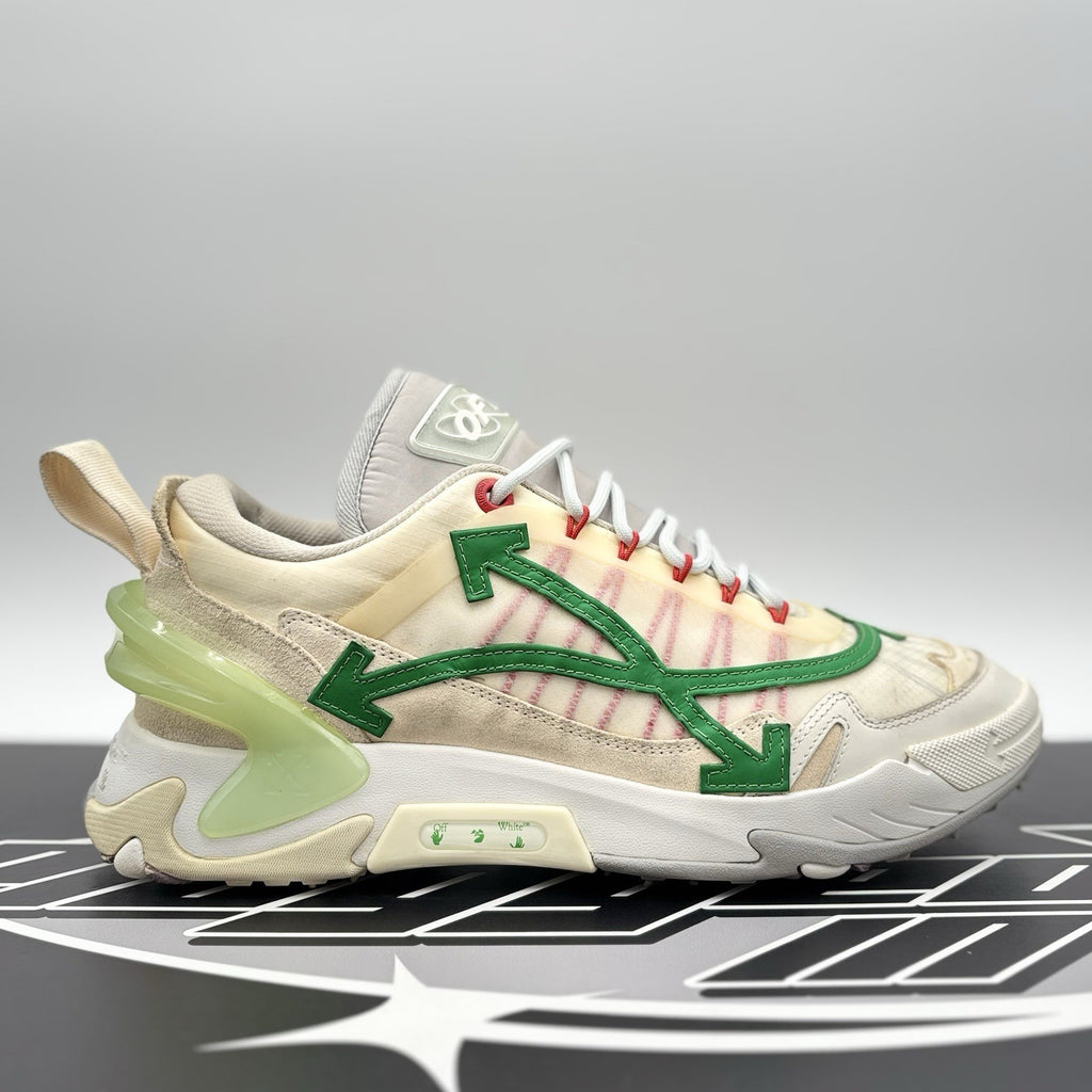 Size 45 (12 US) Off-White ODSY-2000 ' White, Green ' | SUPER CLEAN!