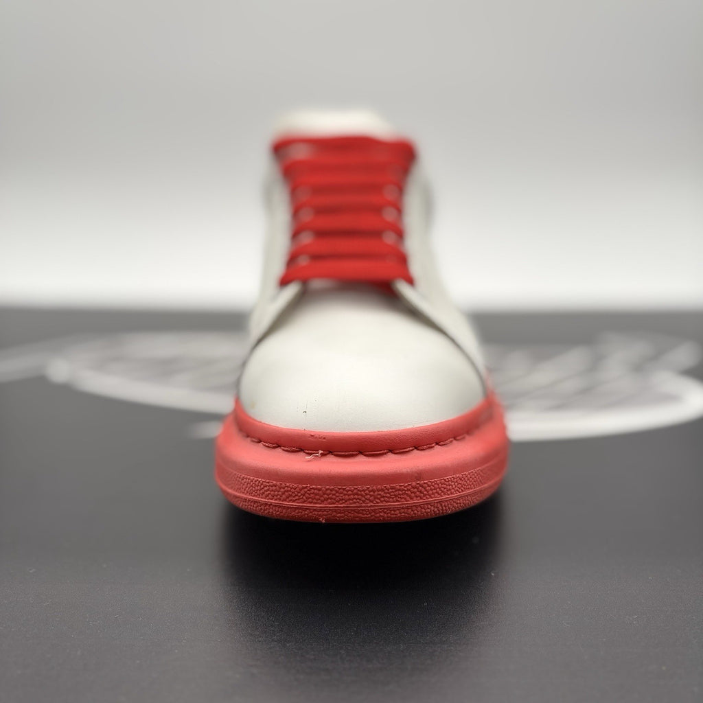 Size 45 (12 US) - Alexander McQueen Oversized ' White, Red Sole ' | GREAT COND!