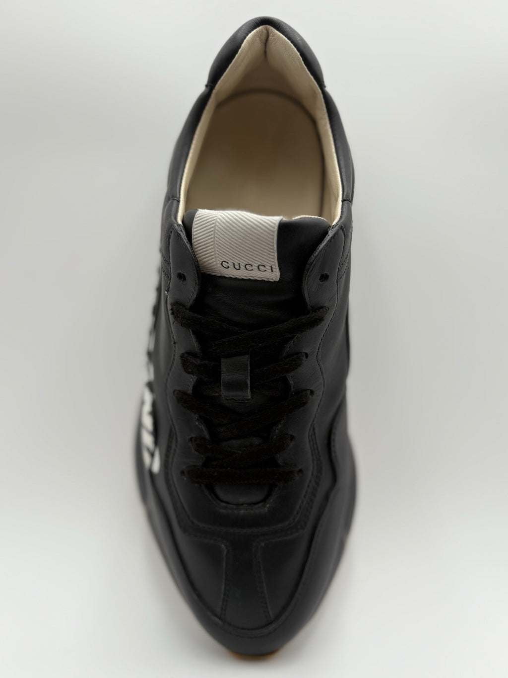 Size 8 G (8.5 US) Gucci Rhyton " Gucci Band " ' Black ' | GREAT COND!