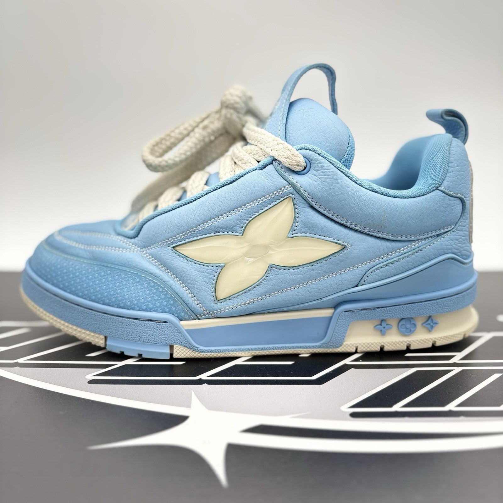 Size 9.5 LV (10.5-11 US) Louis Vuitton Skate ' Sky Blue ' | GOOD CONDITION!