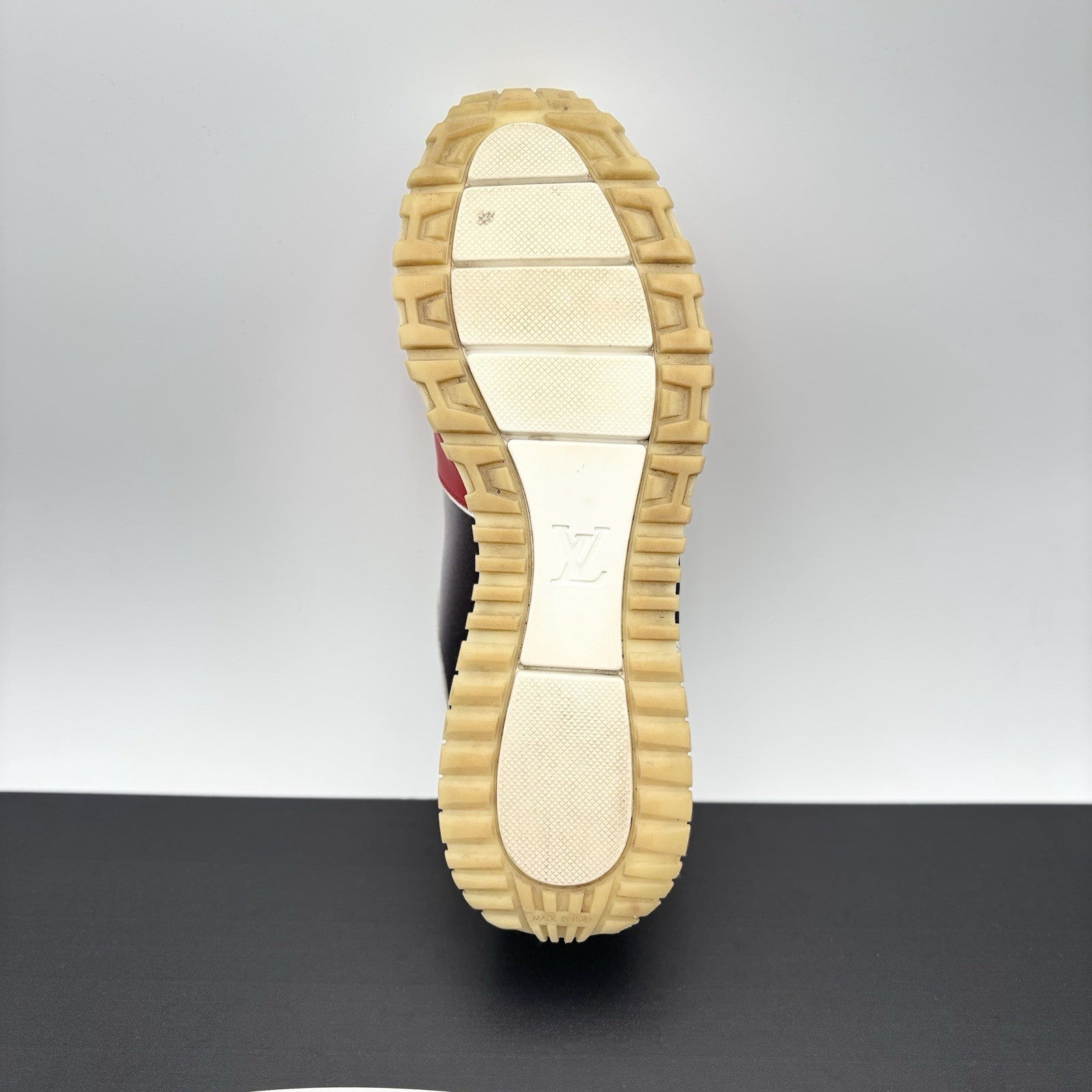 Size 8.5 LV (9.5-10 US) Louis Vuitton Runaway ' Red Black White ' | GOOD COND!