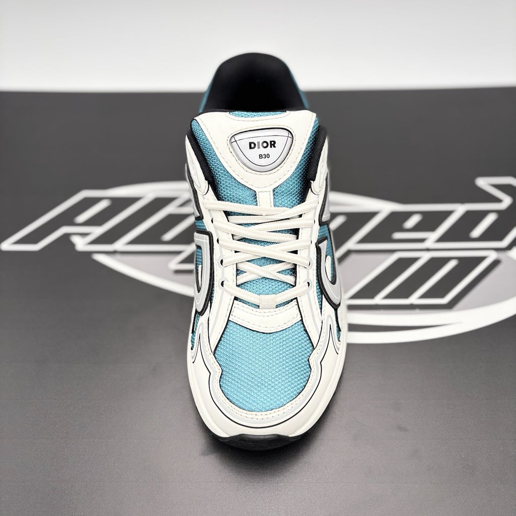 Size 42 (9 US) - Dior B30 Reflective Sneaker ' White Blue ' | GREAT CONDITION!