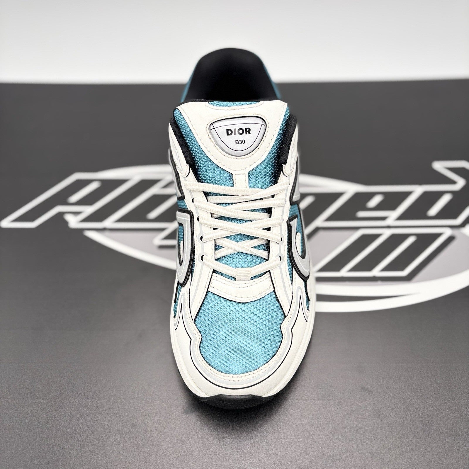 Size 42 (9 US) - Dior B30 Reflective Sneaker ' White Blue ' | GREAT CONDITION!