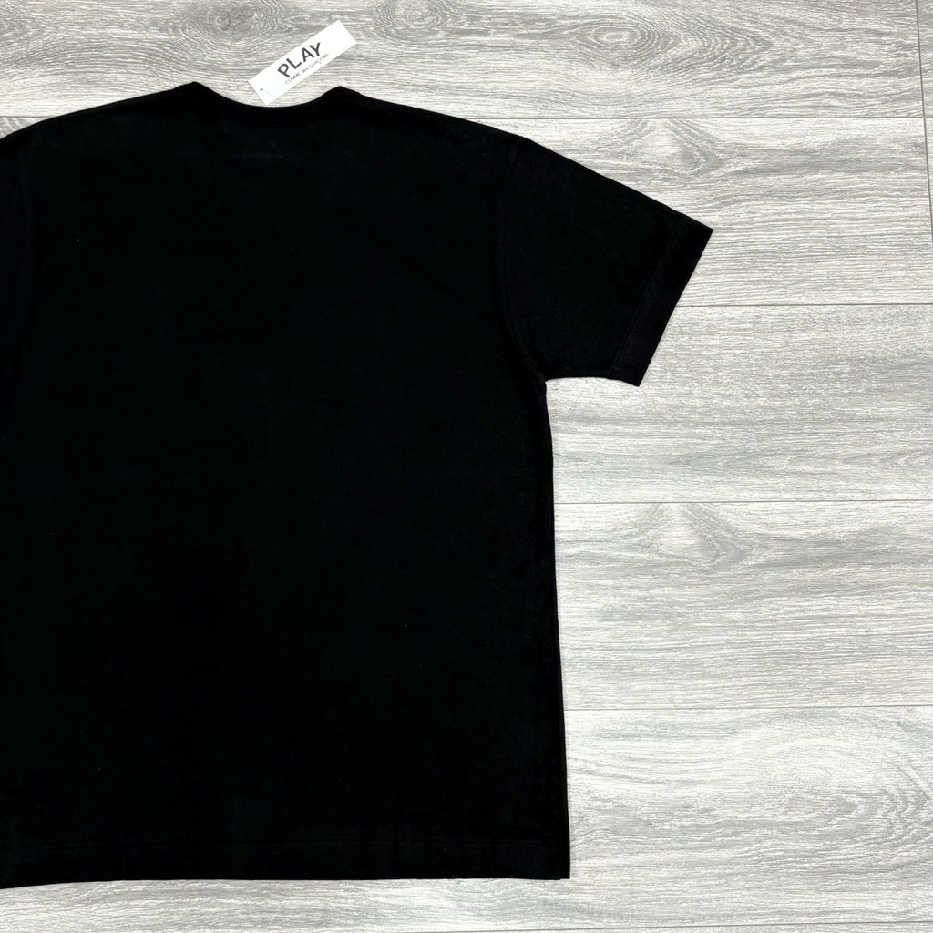Size XL - Comme Des Garçons Play T Shirt ' Black Gold ' | NEW!