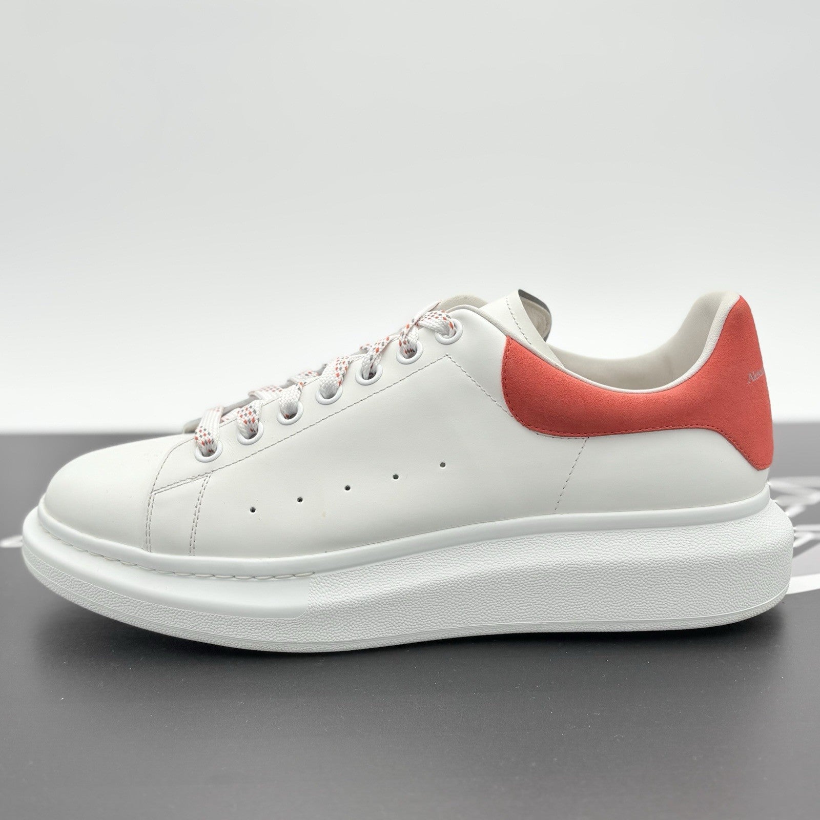 Size 45 (12 US) Alexander McQueen Oversized ' White Orange ' | GREAT CONDITION!