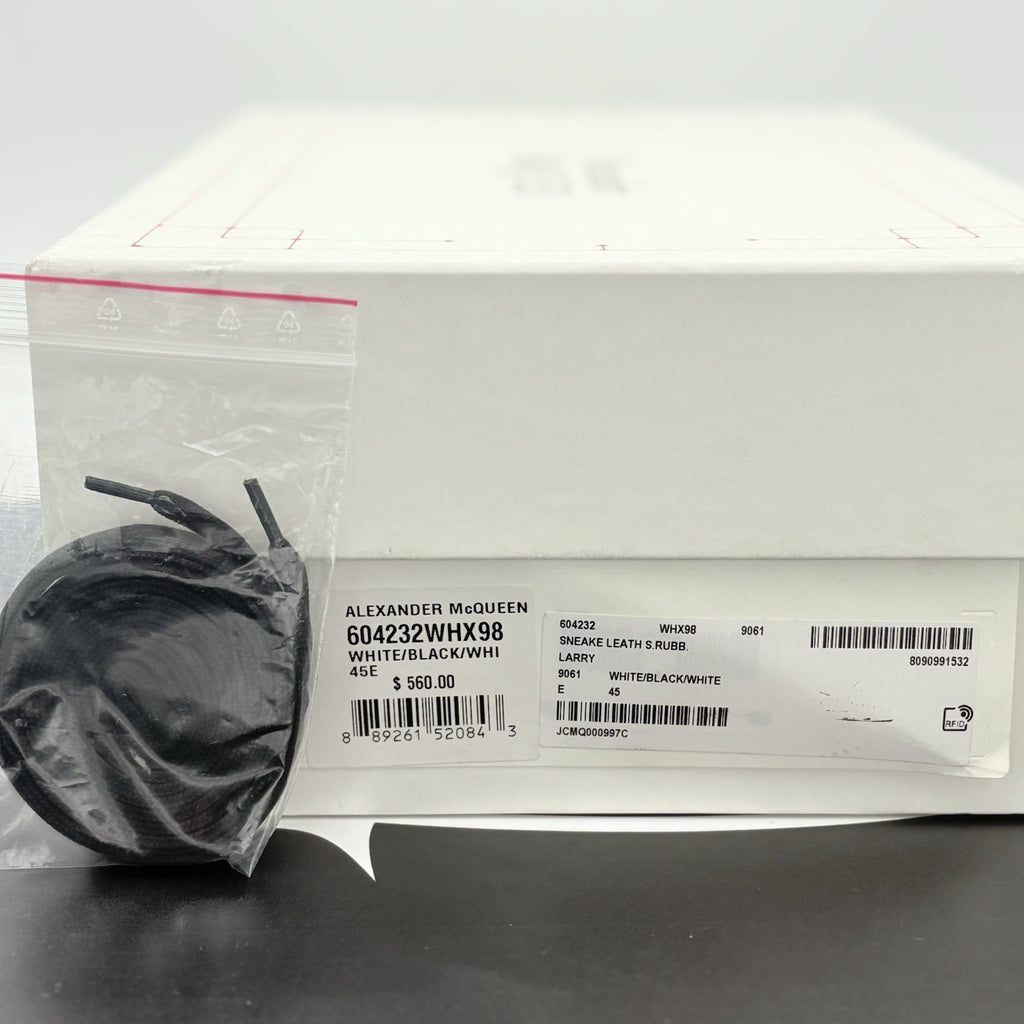 Size 45 (12 US) - Alexander McQueen ' White Black ' | GOOD CONDITION!