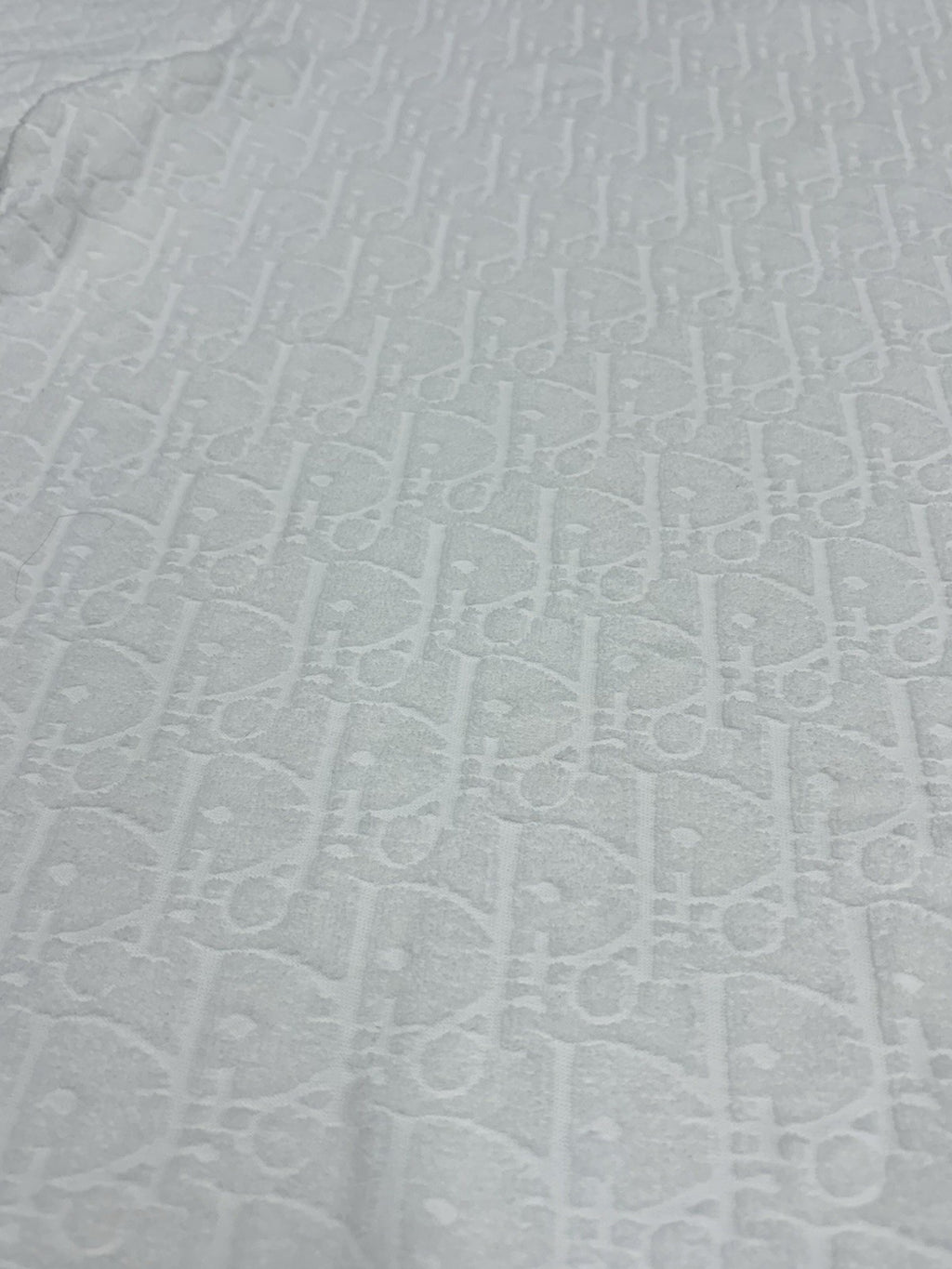 Size XL - Dior Oblique Relaxed Fit Terry Cotton Jacquard T-Shirt ' Off White '