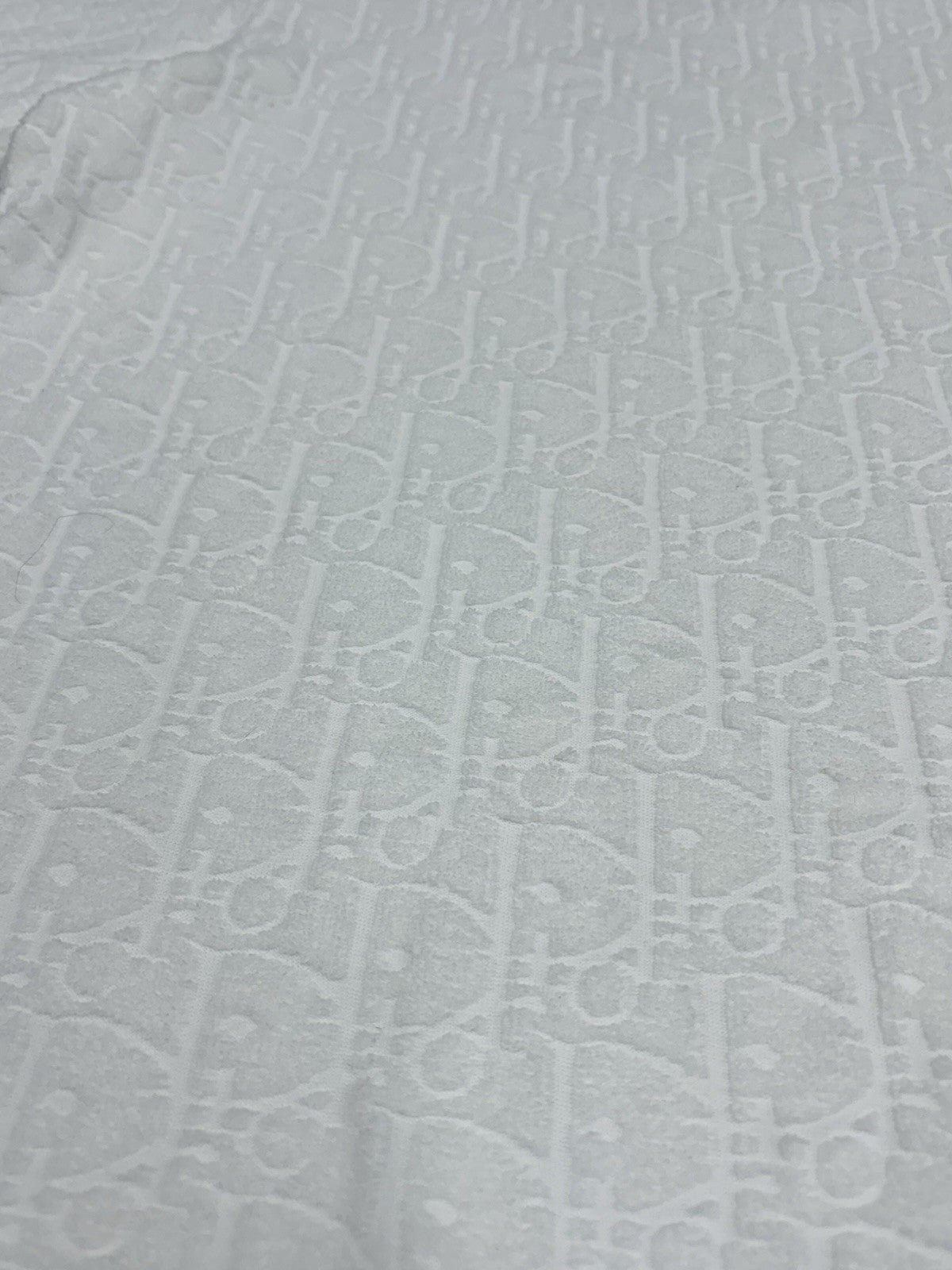 Size XL - Dior Oblique Relaxed Fit Terry Cotton Jacquard T-Shirt ' Off White '