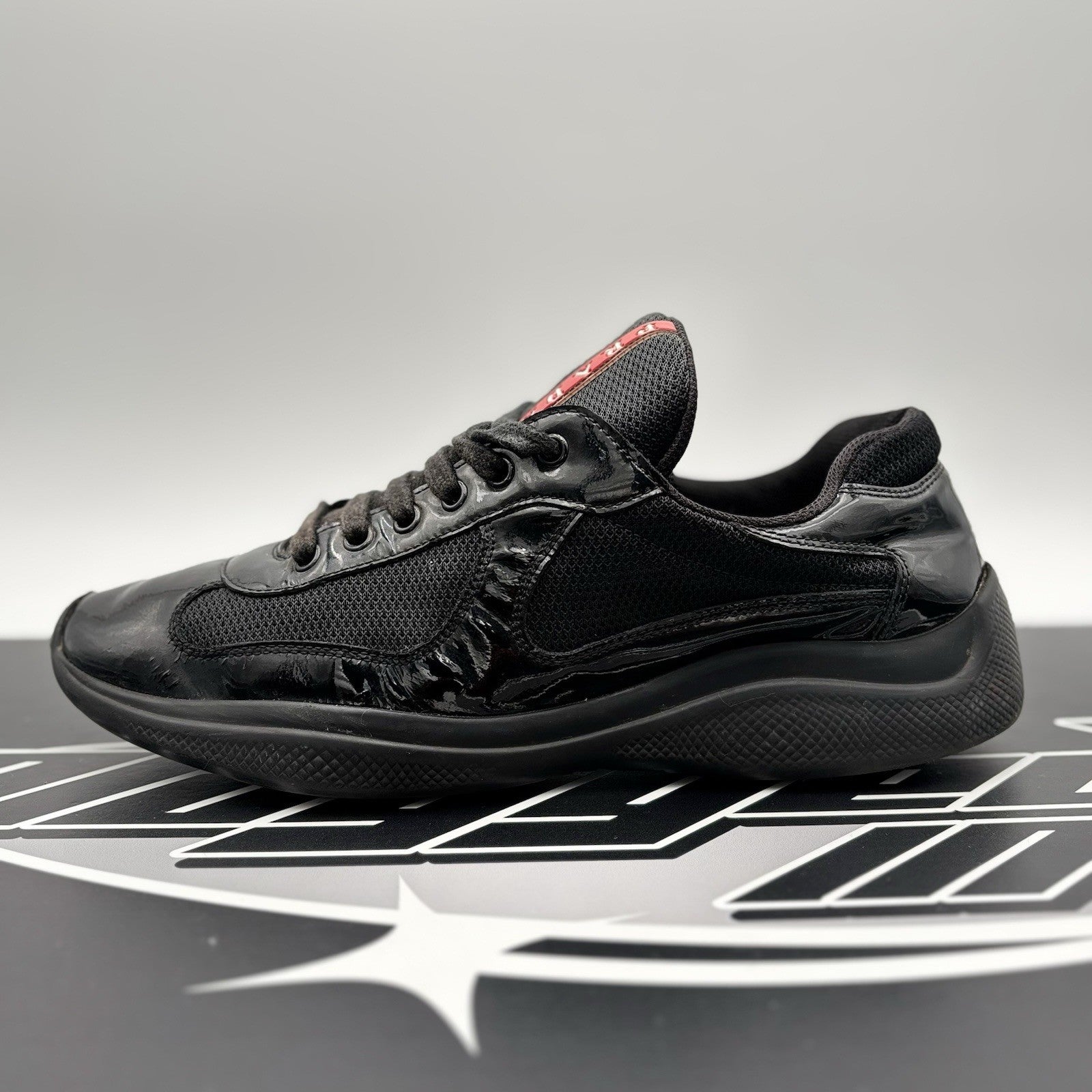 Size 8 UK (9 US) Prada Americas Cup ' Black '