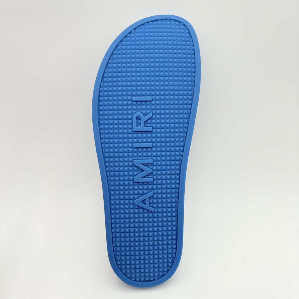 Size 45 - Amiri Logo Slides ' Blue ' | BRAND NEW!