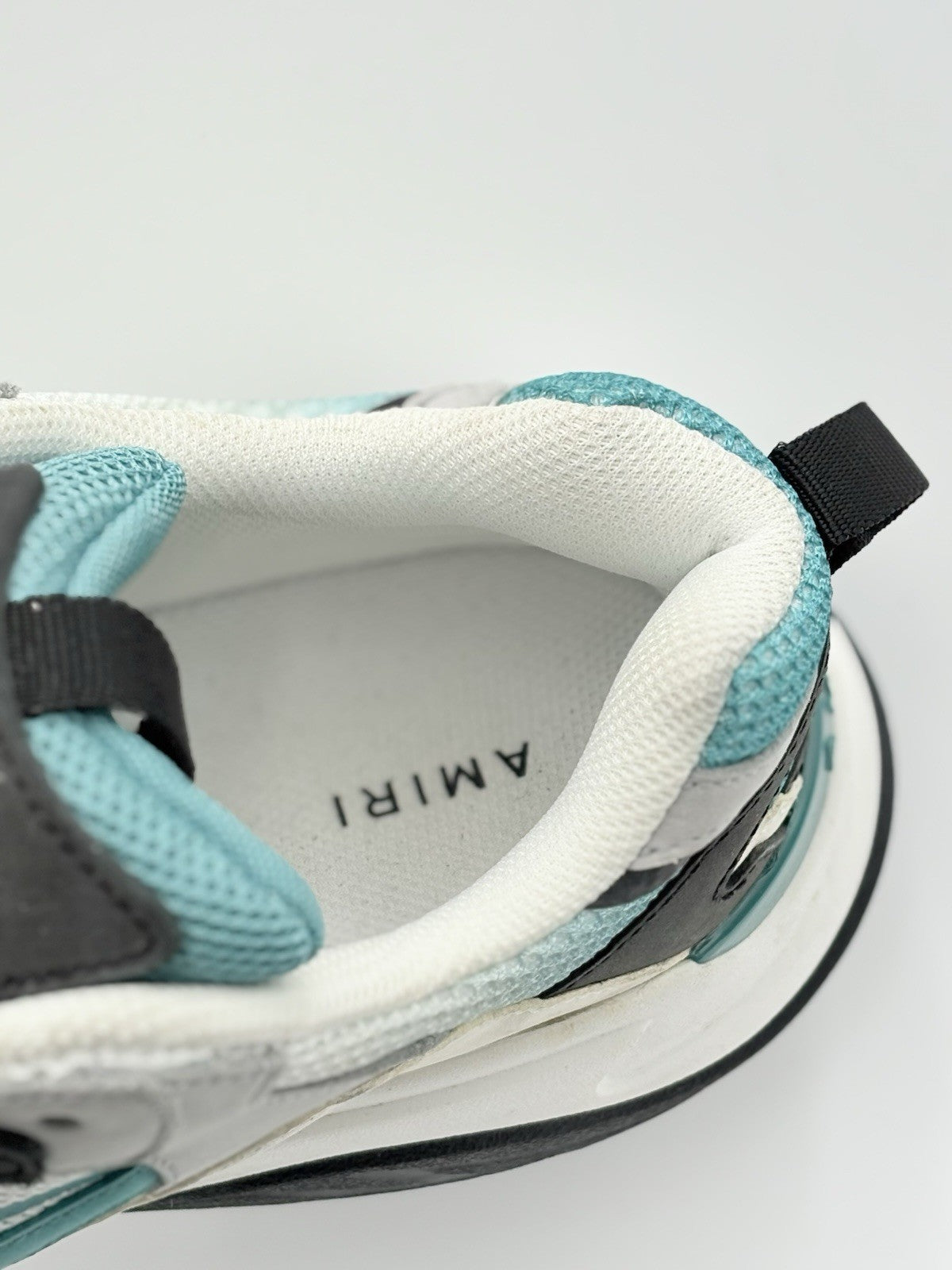 Size 44 (11 US) Amiri Bone Runner ' White Black Blue Grass ' | SUPER CLEAN!